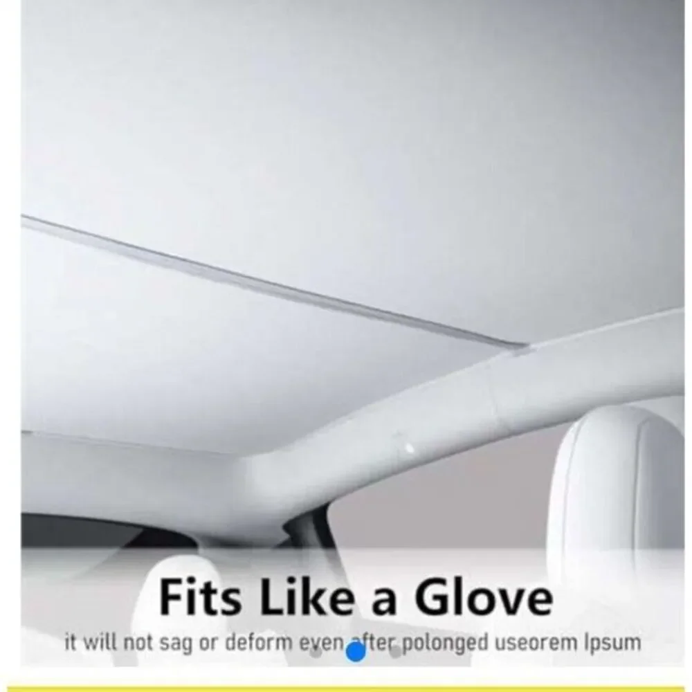 2024 Upgraded Tesla Model‎ Y Sunshade roof Foldable